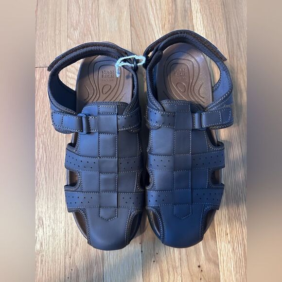 New Nunn Bush Men\'s Closed Toe Fisherman Sandals Size 12